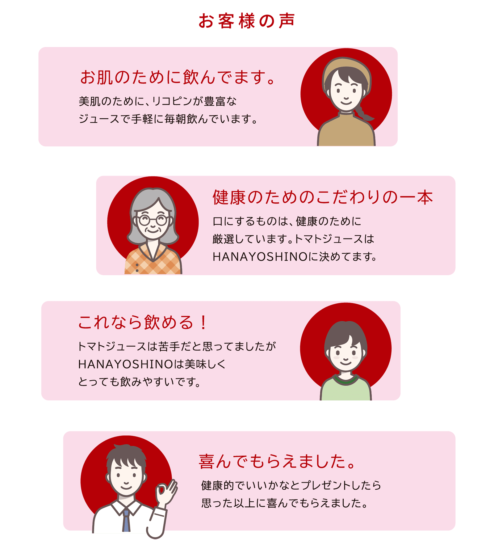 お客様の声