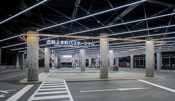 大阪上本町駅、近鉄上本町バスターミナル