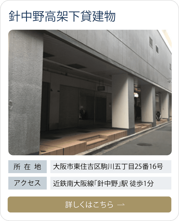 針中野高架下貸建物