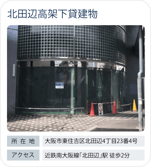 北田辺高架下貸建物