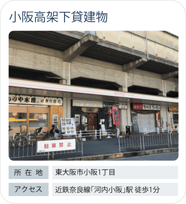 小阪高架下貸建物