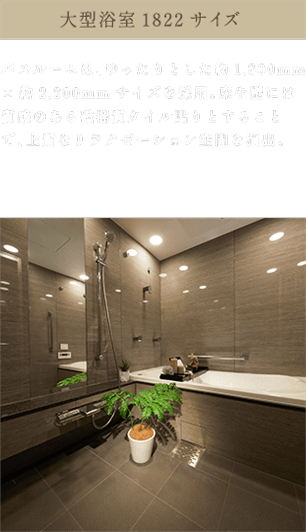 大型浴室1822サイズ