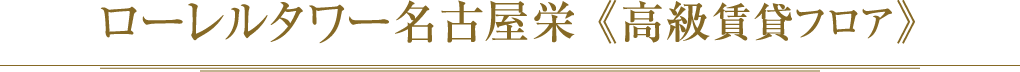 ローレルタワー名古屋栄 《賃貸フロア》