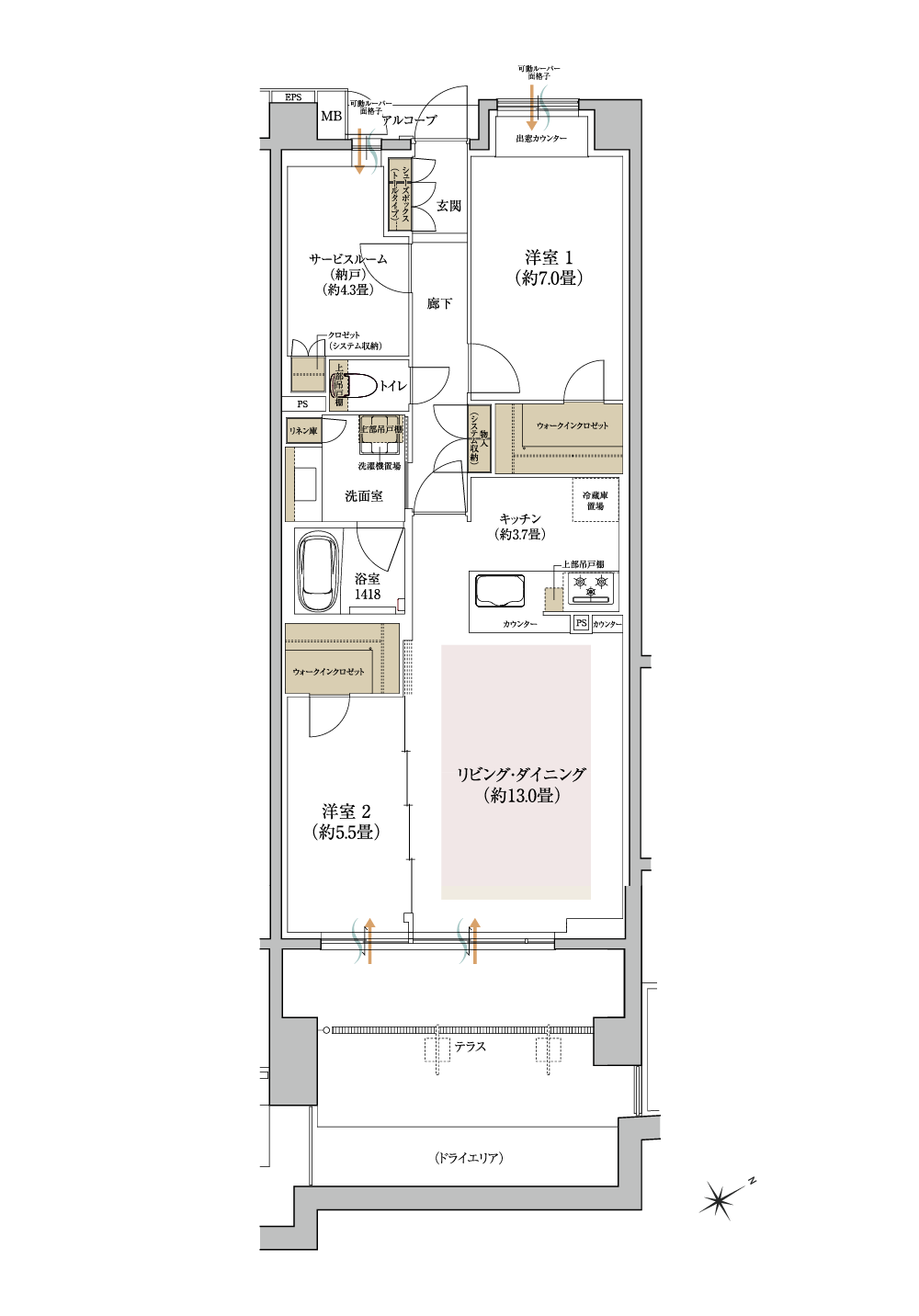 CTタイプ｜公式／（仮称）ローレルコート星ヶ丘レジデンス｜名古屋市の新築分譲マンション