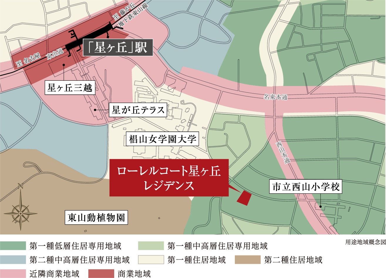 用途地域概念図