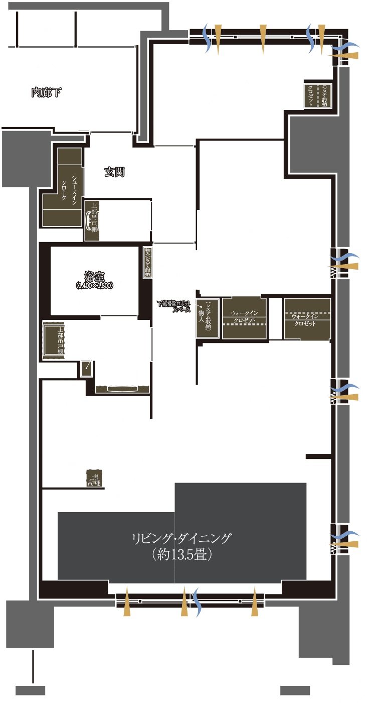 Dtype 間取り図