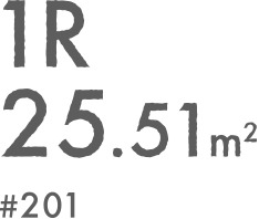 1R 25.51㎡ #201