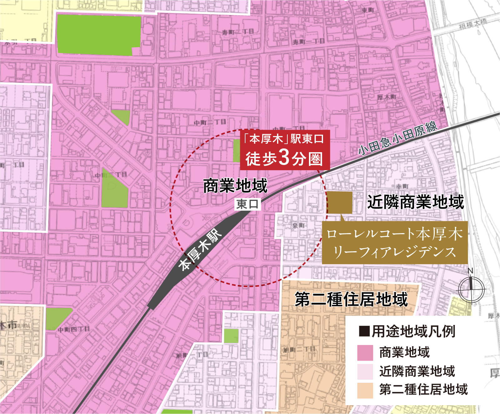 用途地域概念図