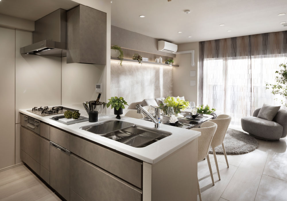 対面式カウンターキッチン