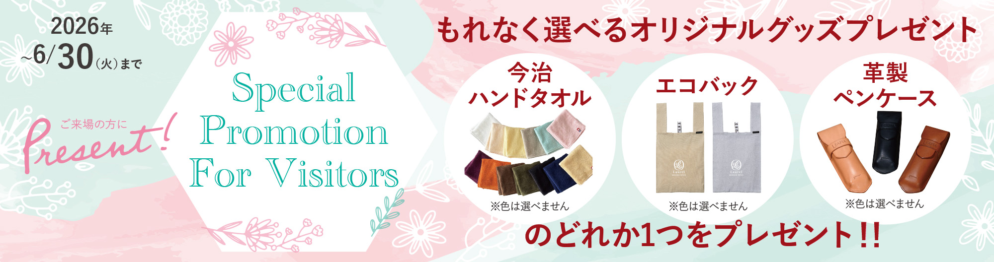 Special Promotion For Visitors