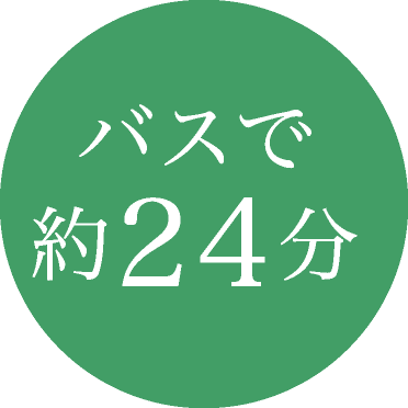 バスで約24分