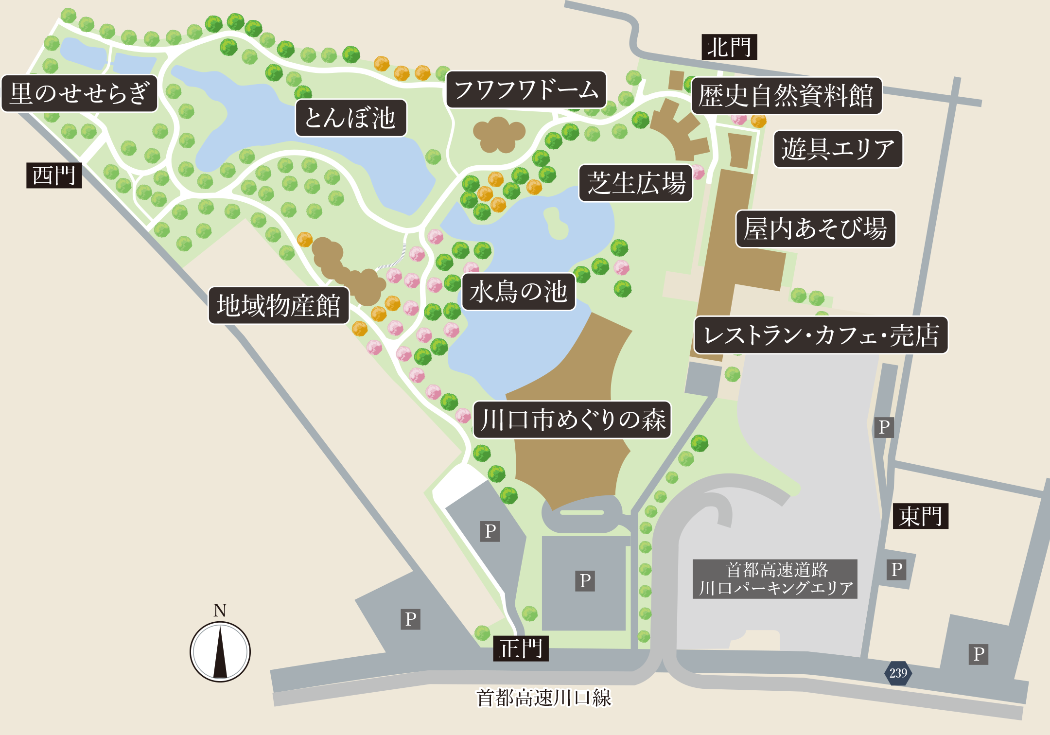 イイナパーク川口MAP