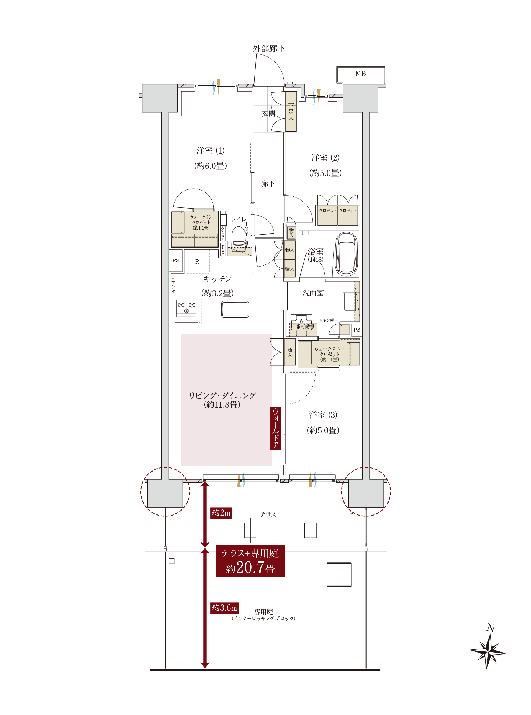 Mgタイプ間取り図