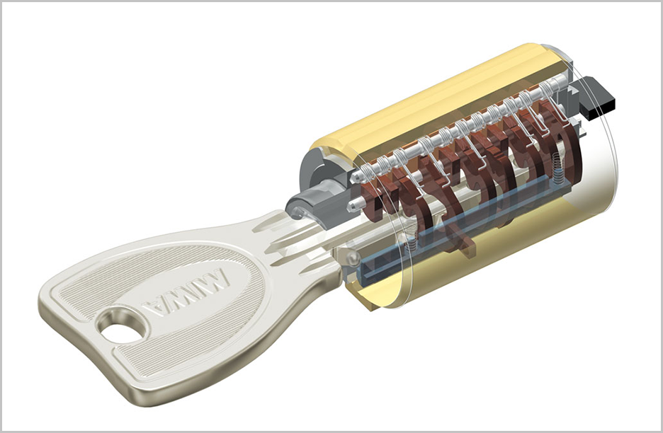 防犯性の高いシリンダー