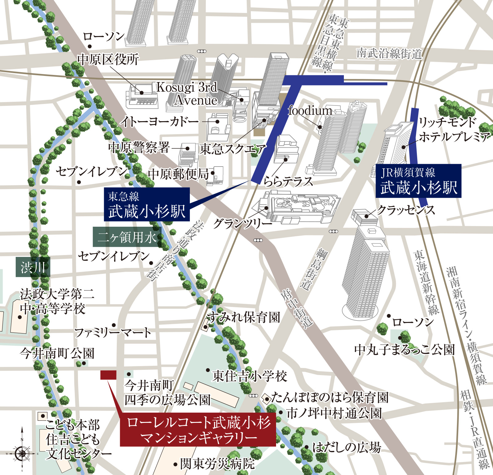 マンションギャラリー案内図