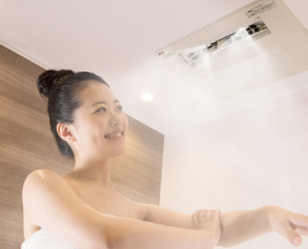 ミストサウナ機能付浴室暖房乾燥機