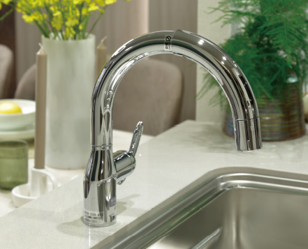 浄水器一体型タッチレス水栓