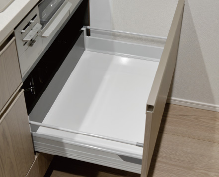 ホーロー底板キャビネット