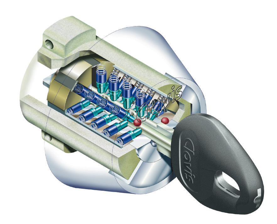 防犯性の高いシリンダー