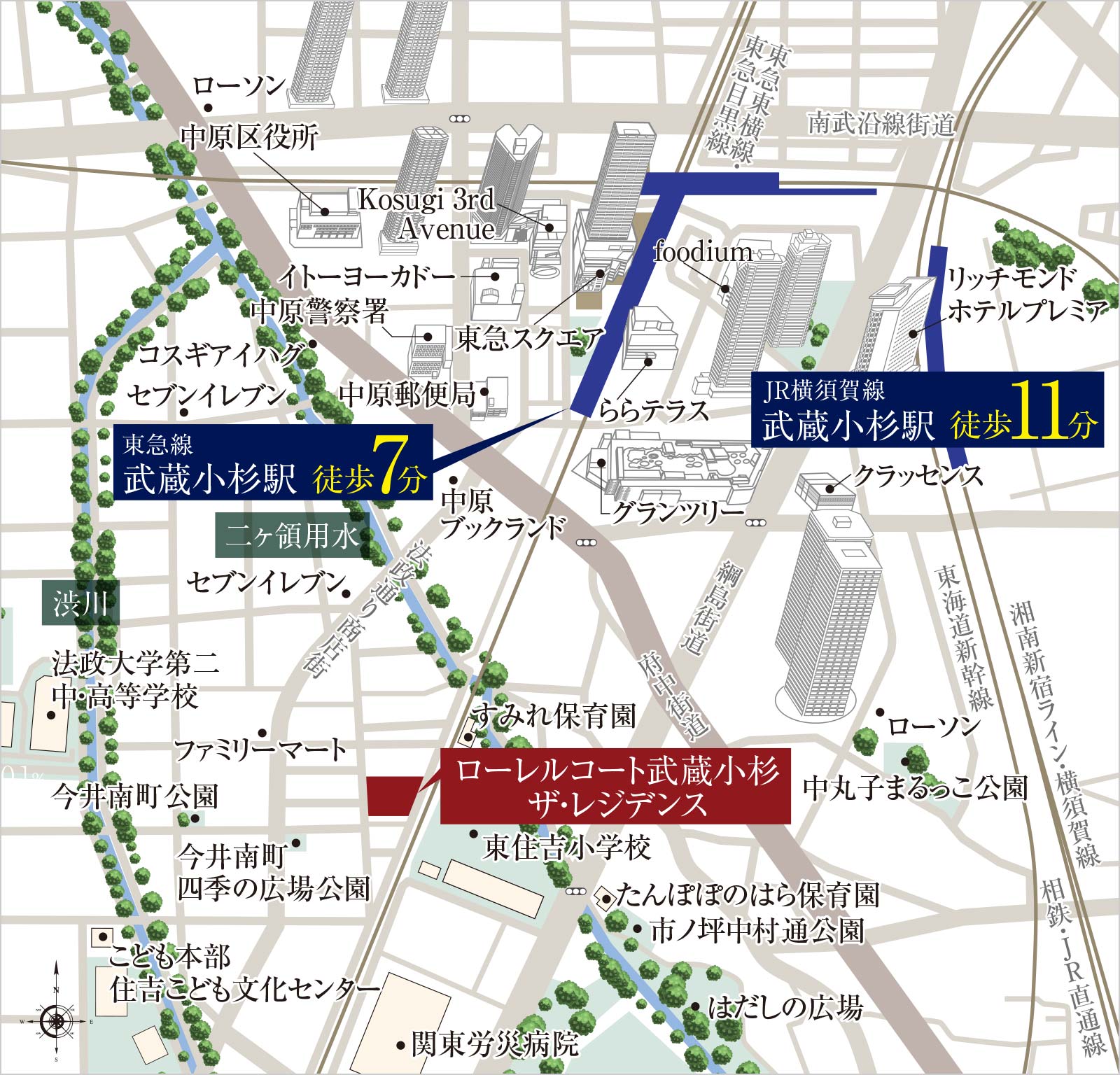 現地案内図