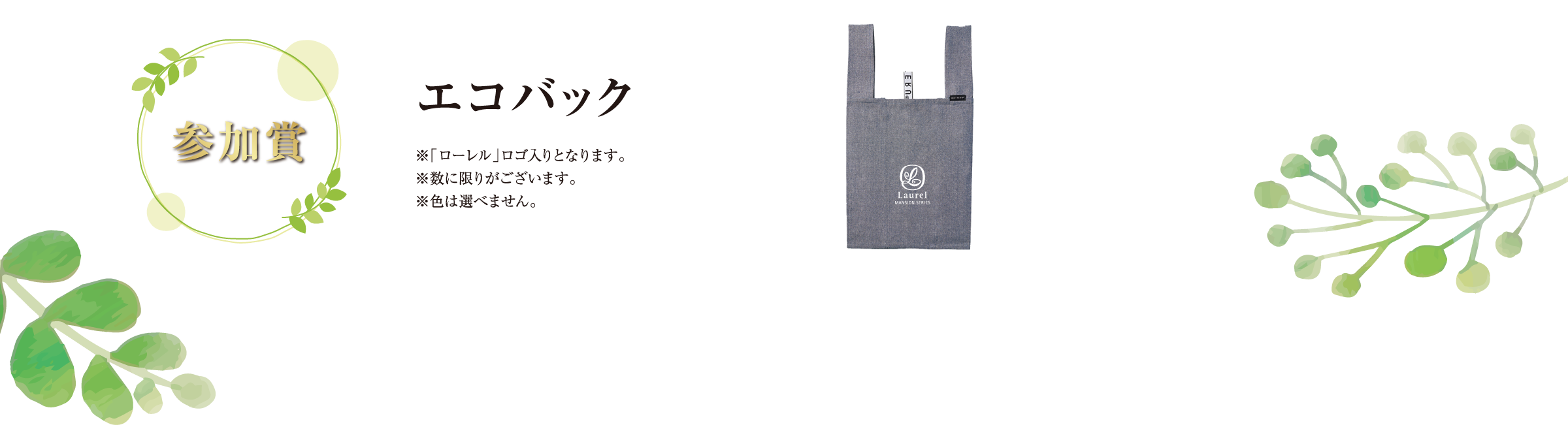 参加賞 エコバック