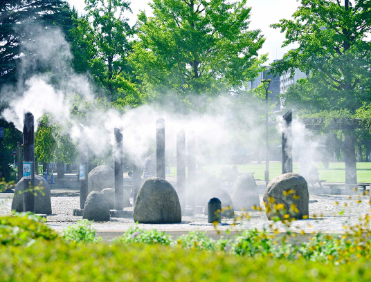 霧の噴水