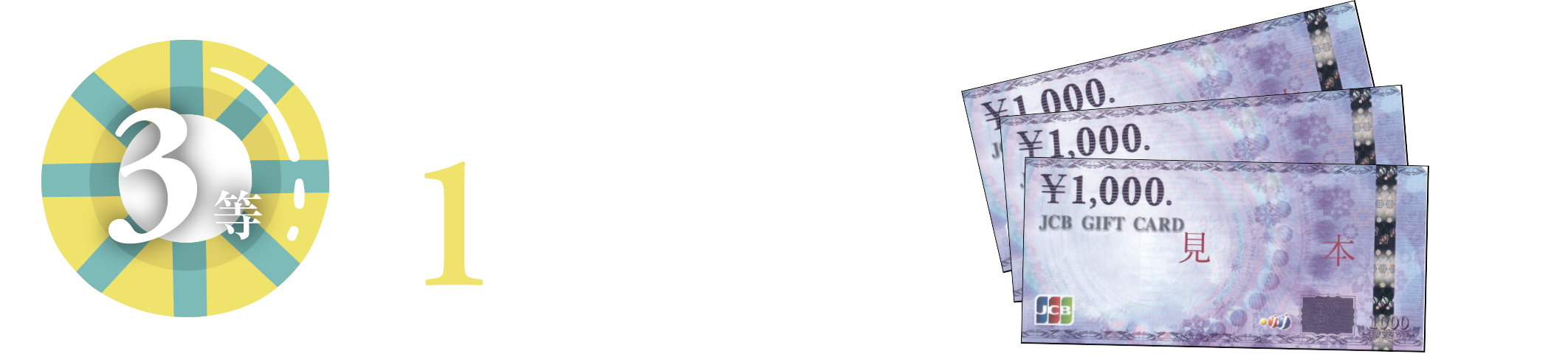 3等 JCBギフトカード