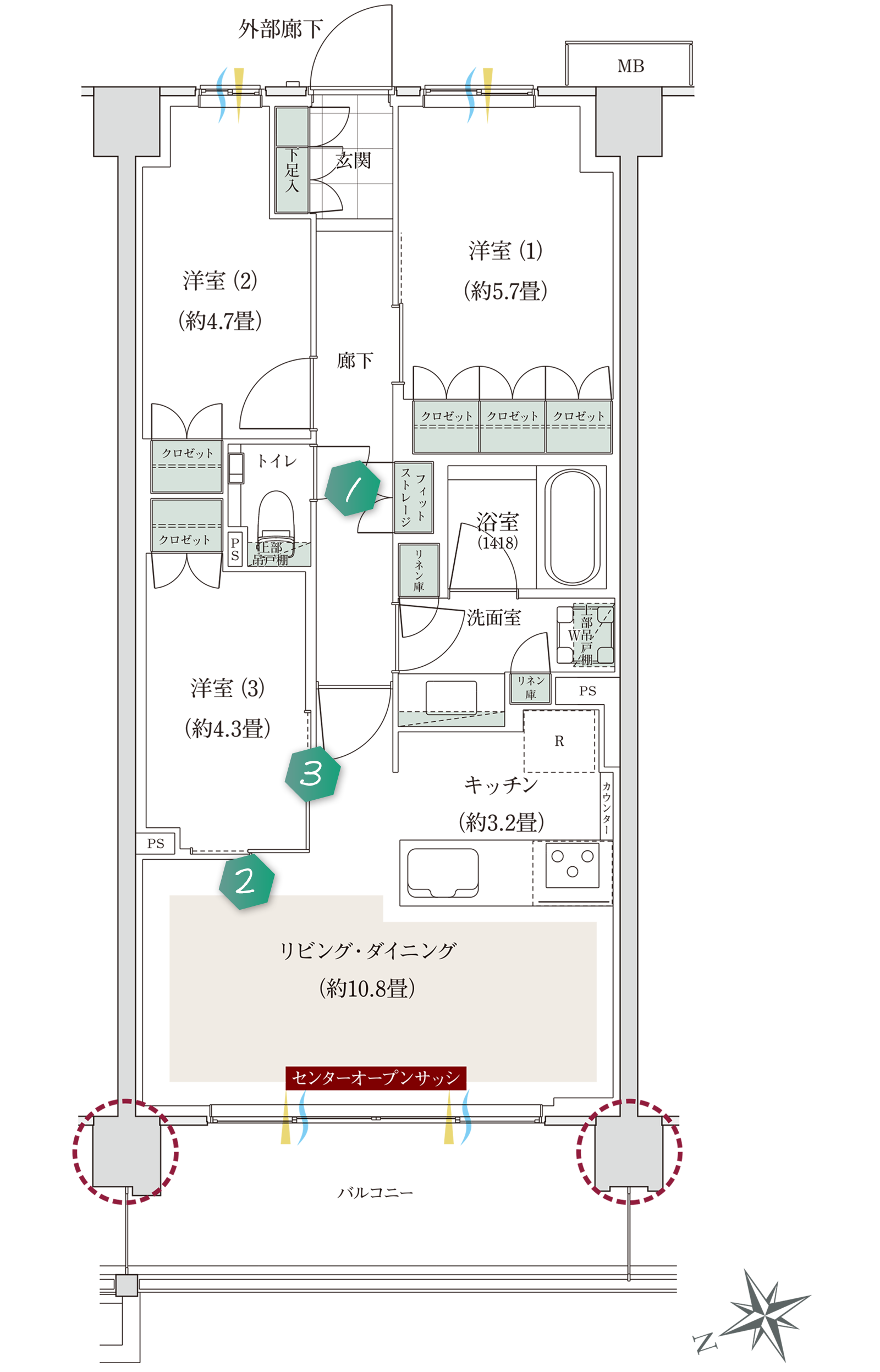 Etype 間取り図