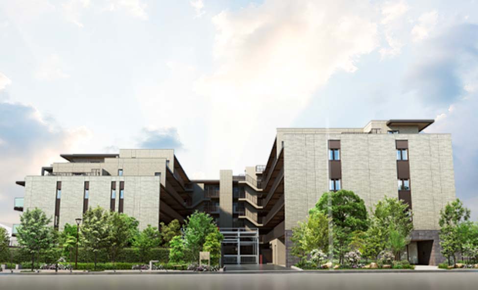 北側外観完成予想CG