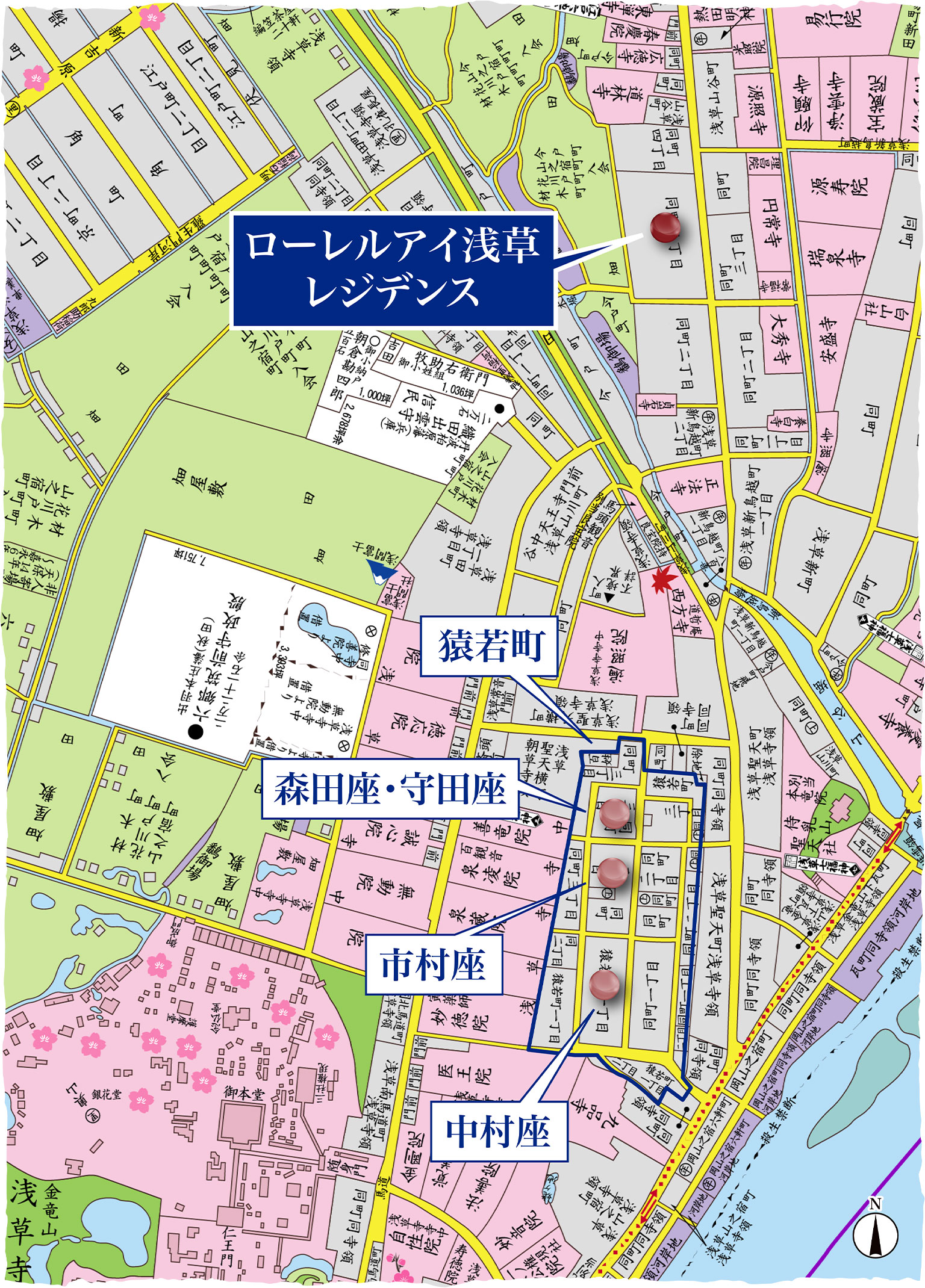浅草の古地図