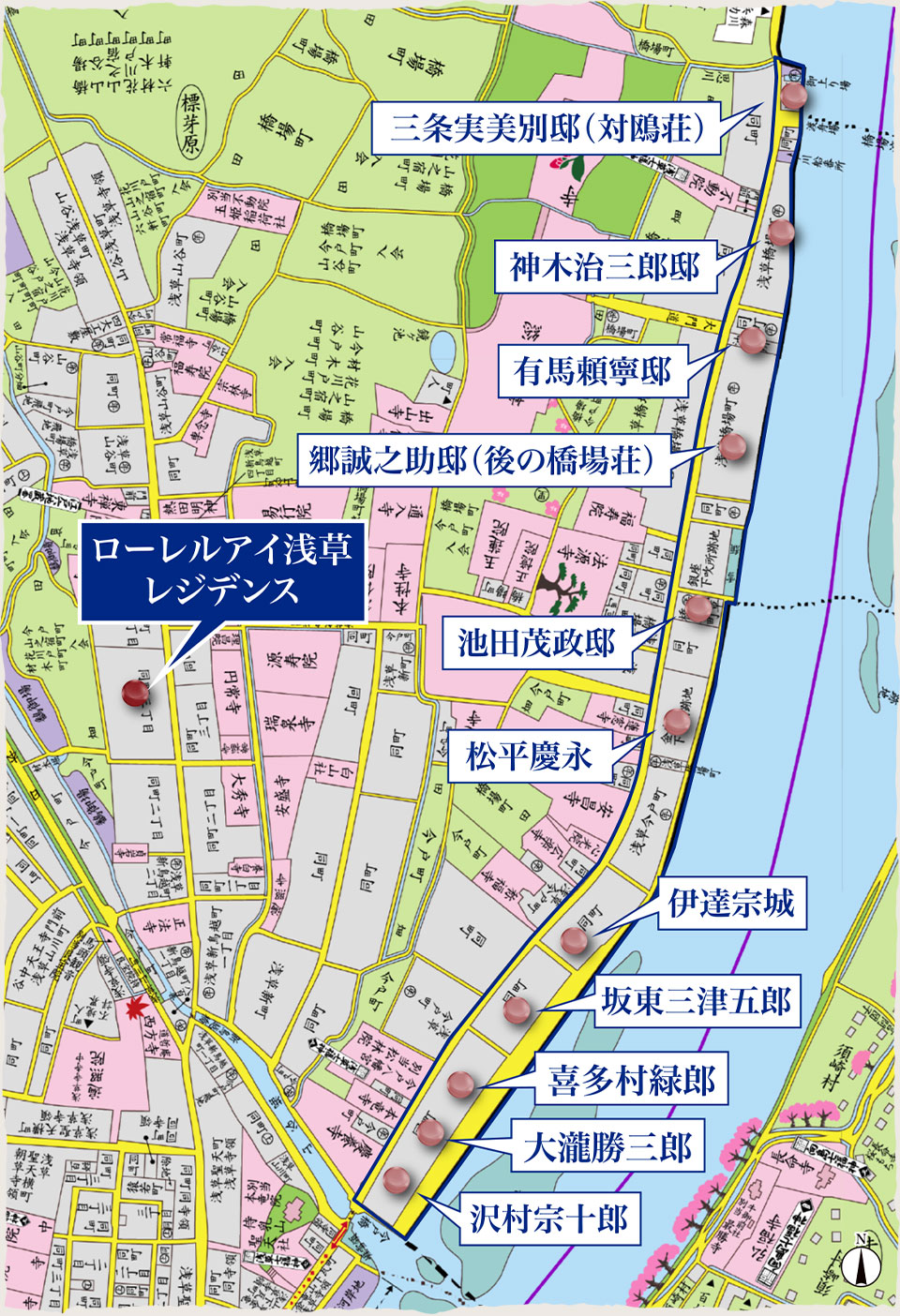 浅草の古地図